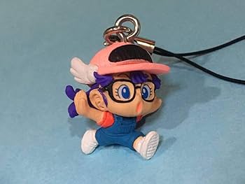 ドクタースランプアラレちゃん　博士フィギュアストラップ 約5cm Dr.スランプ アラレちゃん 則巻センベエ ストラップ 5.5cm